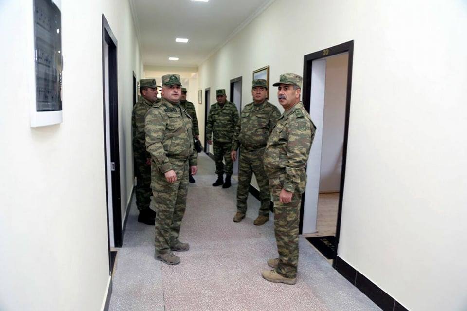 Cəbhə bölgəsində zabitlərə evlər verildi - Fotolar  