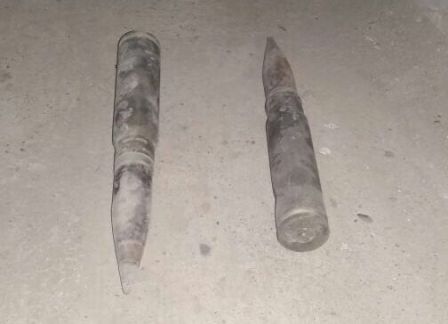 Bakıda 2 zenit top mərmisi tapıldı