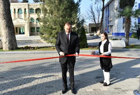 Prezident Tərtər Tarix-Diyarşünaslıq Muzeyinin açılışında - FOTO