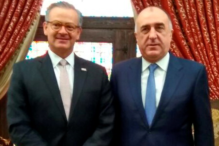 Elmar Məmmədyarov Kosta-Rikalı nazirlə g&ouml;r&uuml;ş&uuml;b