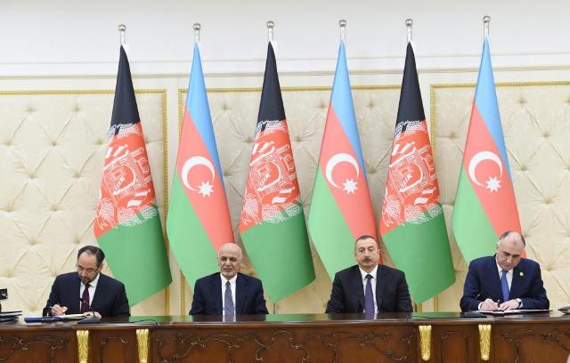 Azərbaycanla Əfqanıstan arasında sənədlər imzalandı, prezidentlər bəyanat verdi