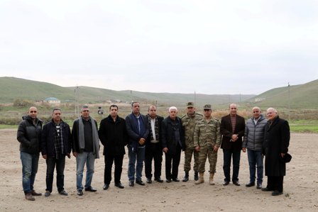 Misirli jurnalistlər cəbhəyə getdi - FOTOLAR