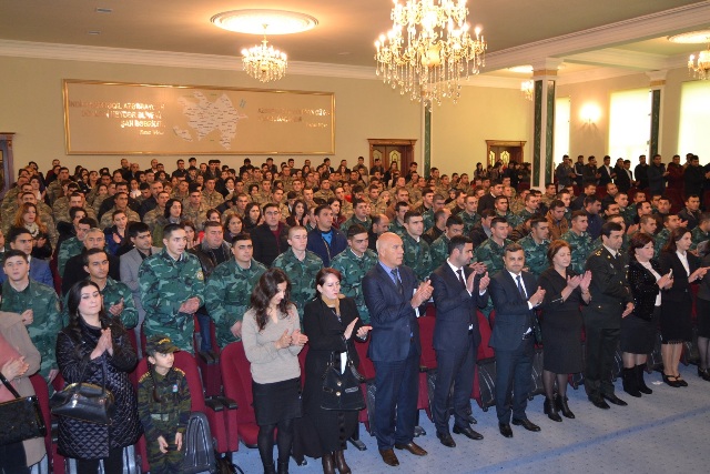 Gənclərə hərbi vətənpərvərlik tərbiyəsi aşılanıb   