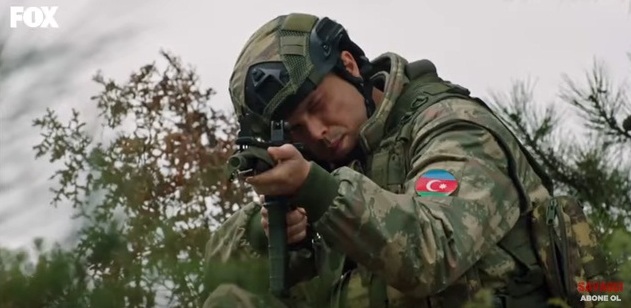 “Savaşçı”da PKK ilə döyüşən türk əsgərindən Azərbaycan bayrağına SAYĞI - VİDEO  