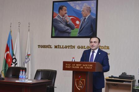 BP-nin vitse prezidenti Bakı Ali Neft Məktəbində master-klass keçdi