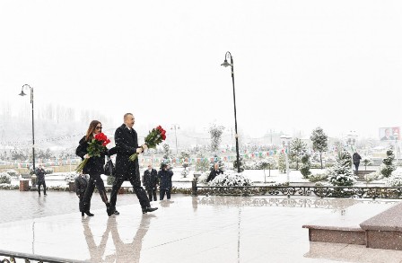 İlham Əliyev və xanımı QUBADA