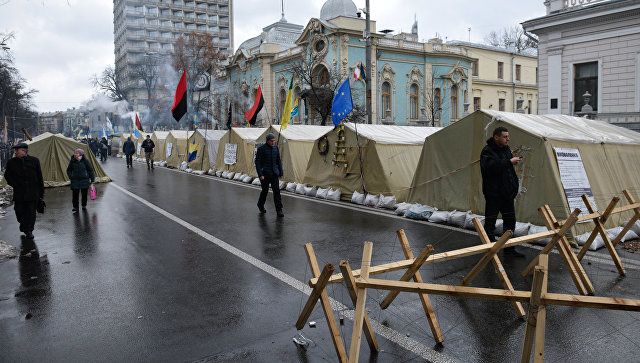 Ukraynada Saakaşvilinin tərəfdaşları küçələrə axışdı - ETİRAZ AKSİYALARI
