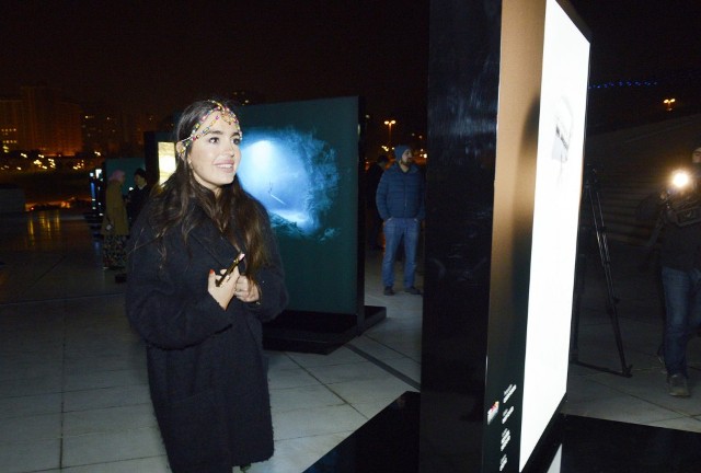 Leyla Əliyeva “Red Bull Illume” fotosərgisinin açılışında - Fotolar