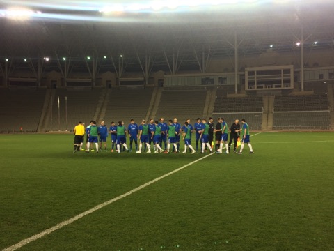Futbol yarışında deputatlar üstün oldu: 3-2, FOTOLAR