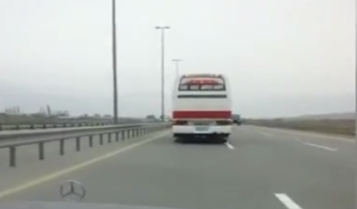 Sərnişin həyatı təhlükədə - Video