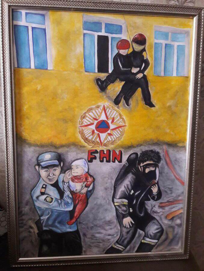 “Fövqəladə hallar uşaqların gözü ilə” müsabiqəsi keçirilib - FOTOLAR