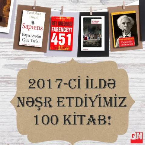“Qanun”un bu il nəşr etdiyi 100 kitab – SİYAHI