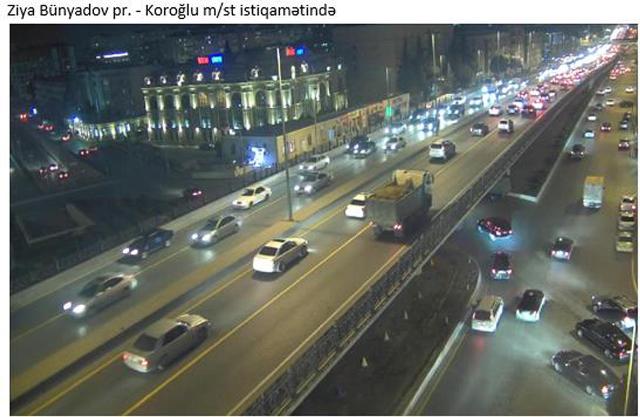 Sürücülərin nəzərinə: Bu yollarda sıxlıq var 