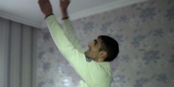 Boyu 2.1 metr olan gənc yatmağa çarpayı tapmır - Video 