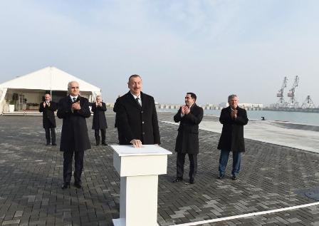 Prezident terminalın açılışını etdi - YENİLƏNİB