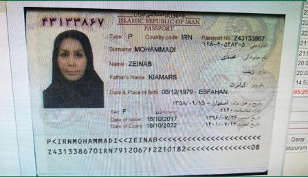 Bakıdan saxta sənədlə Britaniyaya getmək istəyən qadın və azyaşlı övladı saxlanıldı - FOTOLAR