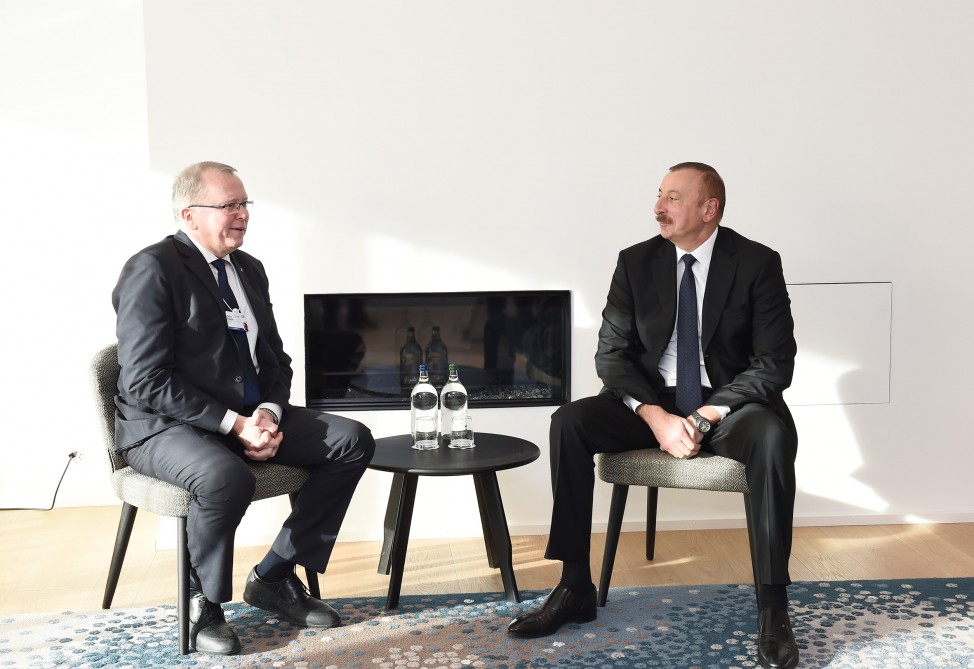 İlham Əliyev “Statoil” şirkətinin baş icraçı direktoru ilə görüşdü