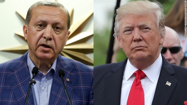 Ərdoğan Trampla Suriyadakı vəziyyəti müzakirə etdi