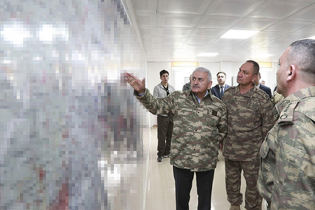Binəli Yıldırım Suriya sərhədinə gəlib
