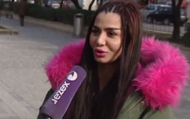 Bakıda rəqqasə polisin xəbərdarlığından sonra da ... - Video