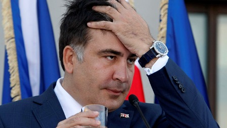 Saakaşvili Ukraynanı tərk etdi - Video