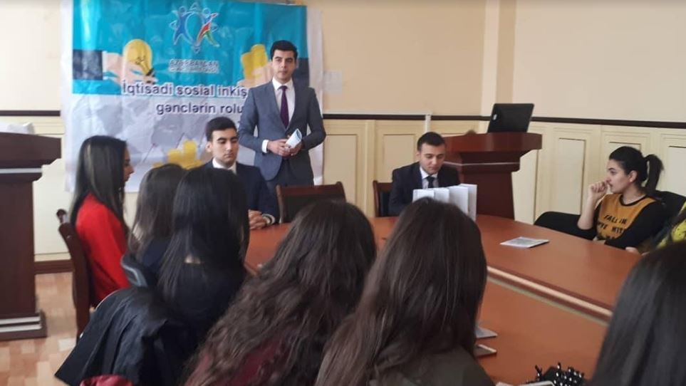 “İqtisadi sosial inkişafda gənclərin rolu” layihəsi keçirilib