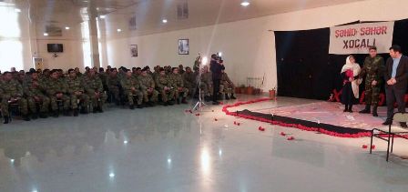 Hərbi hissələrdə Xocalı soyqırımı anıldı - Fotolar