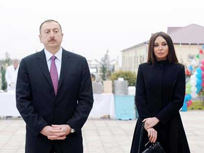 Prezident və birinci xanım Mingəçevirdə səfərdədir