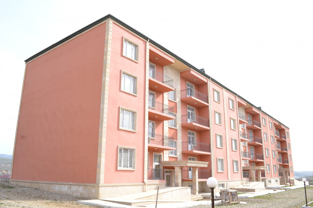 Qarabağ əlilləri və şəhid ailələri üçün daha bir bina hazırdı
