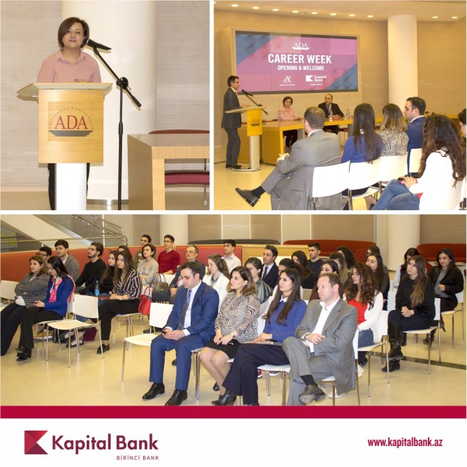 "Kapital Bank" ADA Universitetində karyera günləri keçirib