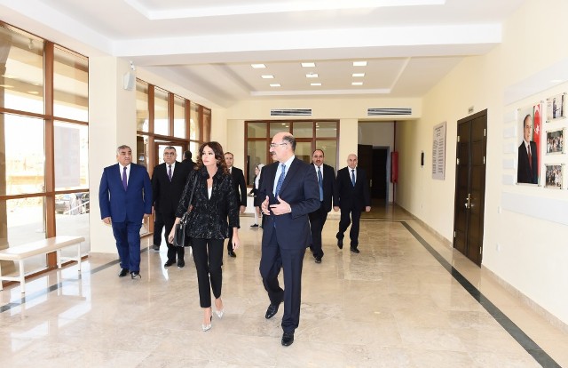 Mehriban Əliyeva Şağandakı Mədəniyyət Mərkəzinin açılışında - FOTOLAR