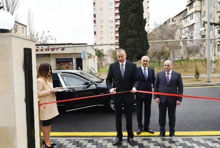 Prezident Bakı Şəhər Statistika İdarəsinin inzibati binasının açılışında - YENİLƏNİB