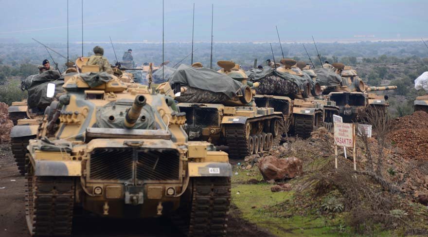 Türkiyə Silahlı Qüvvələri Afrin mərkəzinə doğru hərəkətə başlayıb