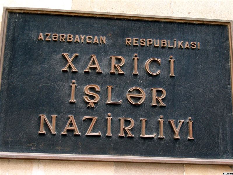 Azərbaycan Xarici İşlər Nazirliyindən rəsmi Yerevana T&Ouml;VSİYƏ &nbsp;