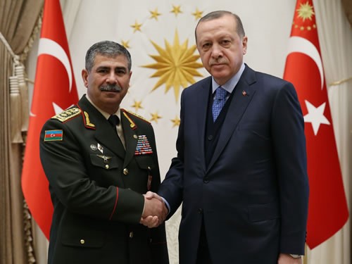 Ərdoğan Zakir Həsənovu qəbul etdi