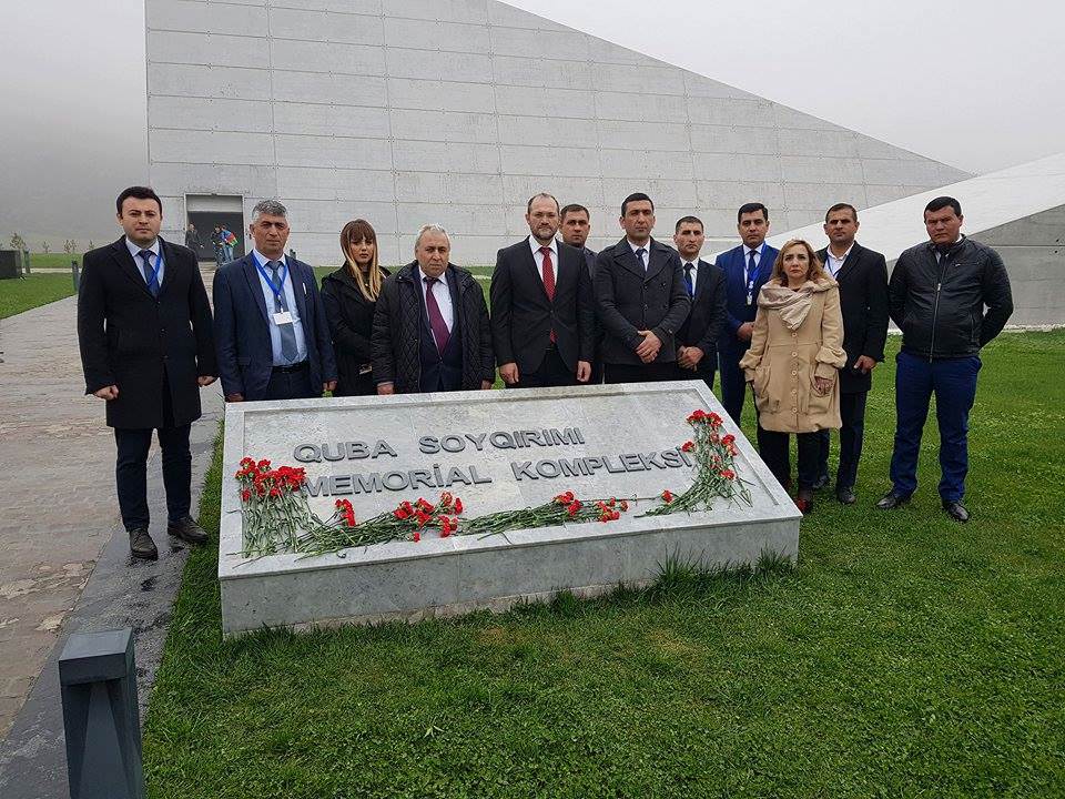 Razi Nurullayev Quba Soyqırımı Memorial Kompleksini ziyarət edib - FOTOLAR