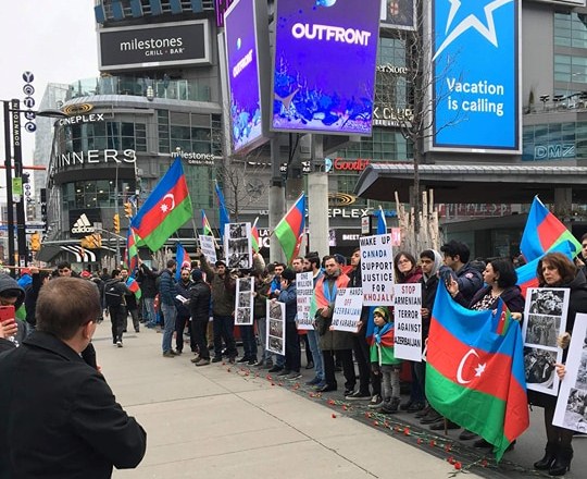 Kanadada 31 mart soyqırımına görə soydaşımlarımız bir araya gəlib   