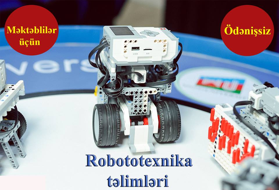 Bakı məktəbliləri üçün robototexnika təlimləri – ÖDƏNİŞSİZ