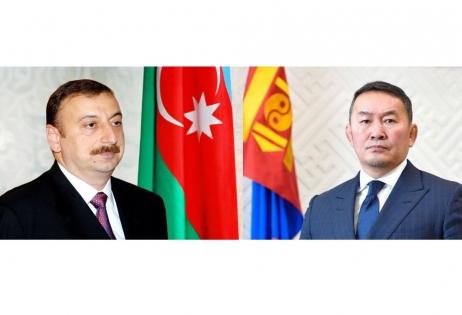 Monqolustan prezidenti İlham Əliyevə zəng etdi