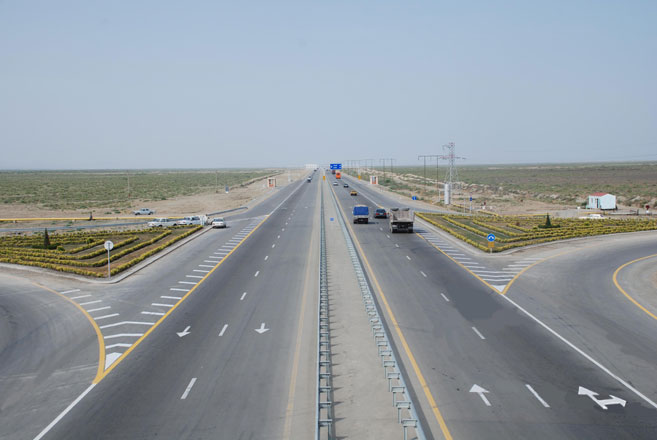Bakıdan Rusiya sərhədinə yeni avtomobil yolu tikilir