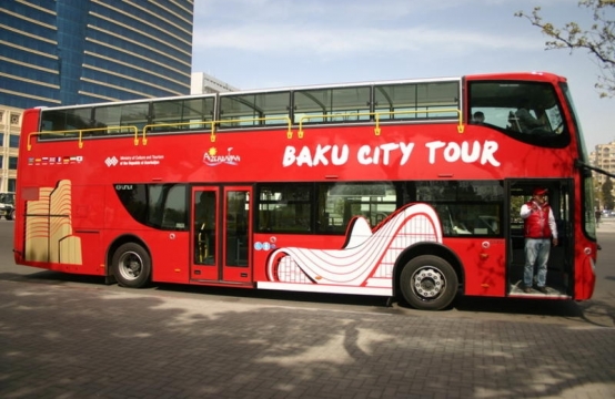 Azərbaycanda turist avtobusları \
