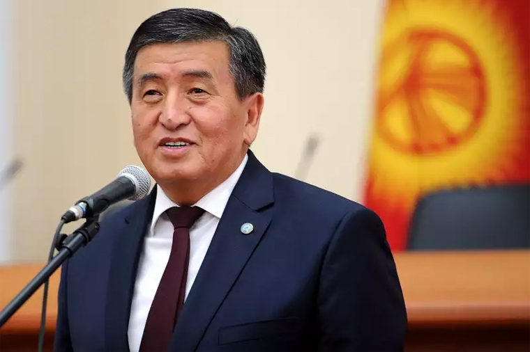 Qırğızıstan prezidenti İlham Əliyevi təbrik edib