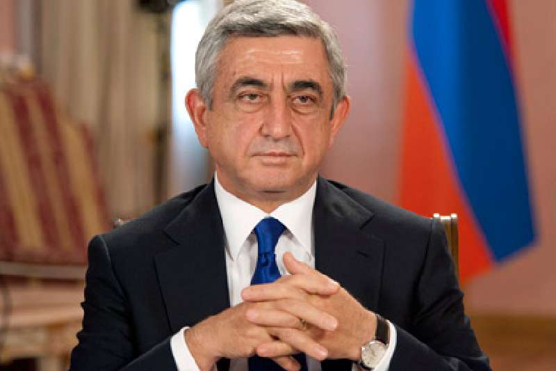 Serj Sarkisyan parlamentdə suallara cavab verir 