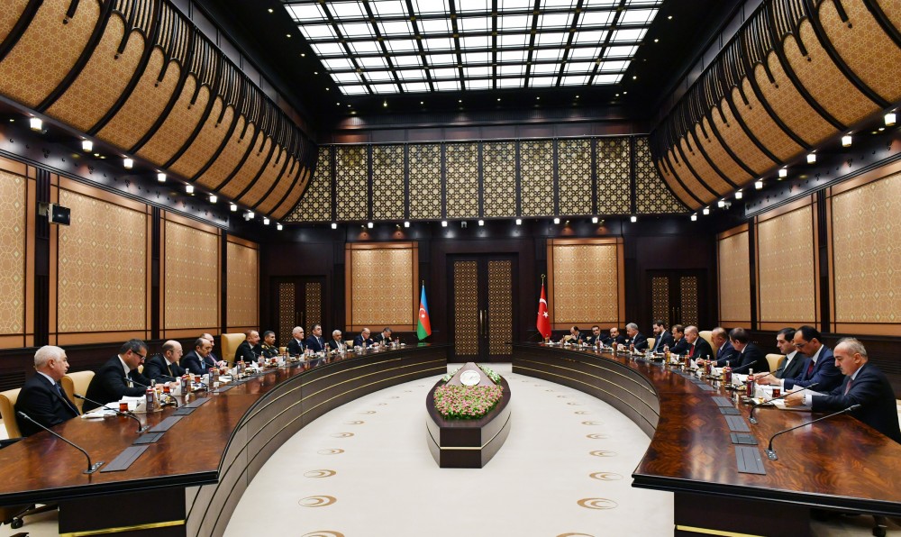 Azərbaycan-T&uuml;rkiyə Y&uuml;ksək Səviyyəli Strateji Əməkdaşlıq Şurasının VII iclası ke&ccedil;irilib&nbsp;