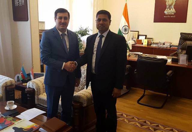 Hindistan səfiri BMAM rəhbərliyi ilə g&ouml;r&uuml;ş&uuml;b