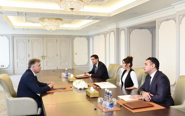 Mehriban Əliyeva fransalı senatoru qəbul etdi - YENİLƏNİB