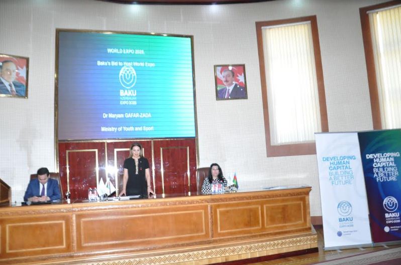 BDU-da "Ekspo 2025" Ümumdünya Sərgisi ilə bağlı təqdimat keçirilib