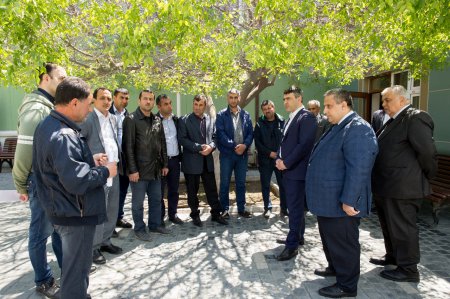 Yeni nazir fermerlərin şikayətlərini DİNLƏDİ - FOTO
