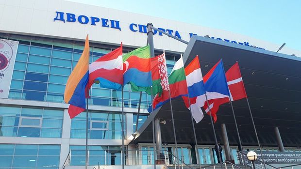 Avropa çempionatında Azərbaycan bayrağı səhv asıldı