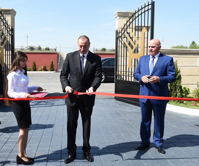 İlham Əliyev Xaçmazdadır - YENİLƏNİB 